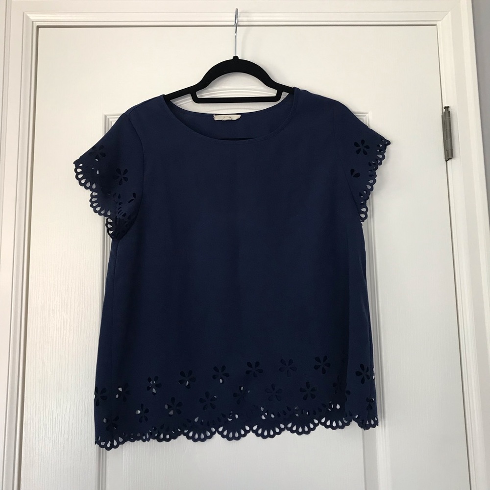 Blue Dress Top